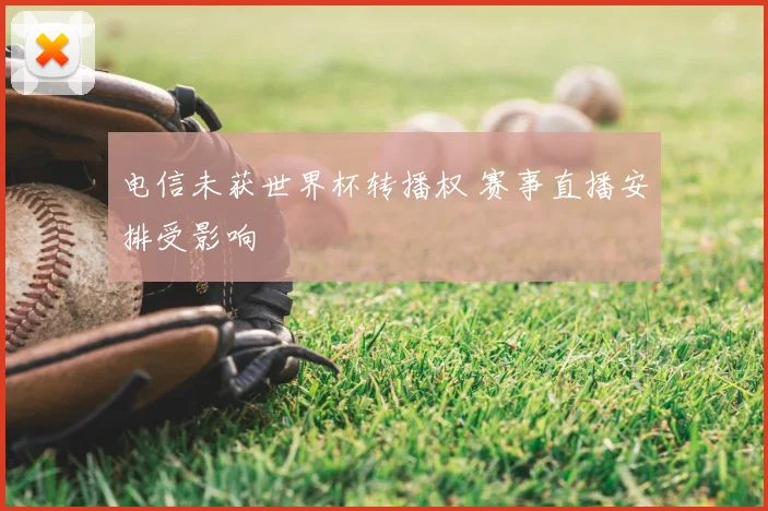 电信未获世界杯转播权 赛事直播安排受影响